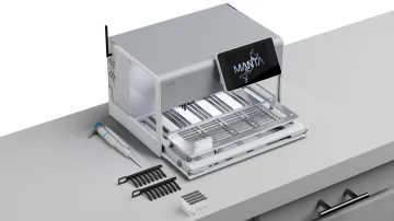 Cambrian Bioworks Manta automated cfDNA extraction platform processing clinical samples