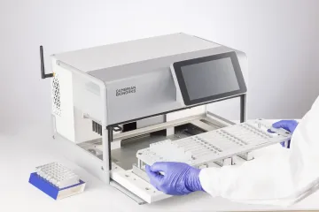 Cambrian Bioworks Manta automated FFPE RNA extraction platform processing clinical samples
