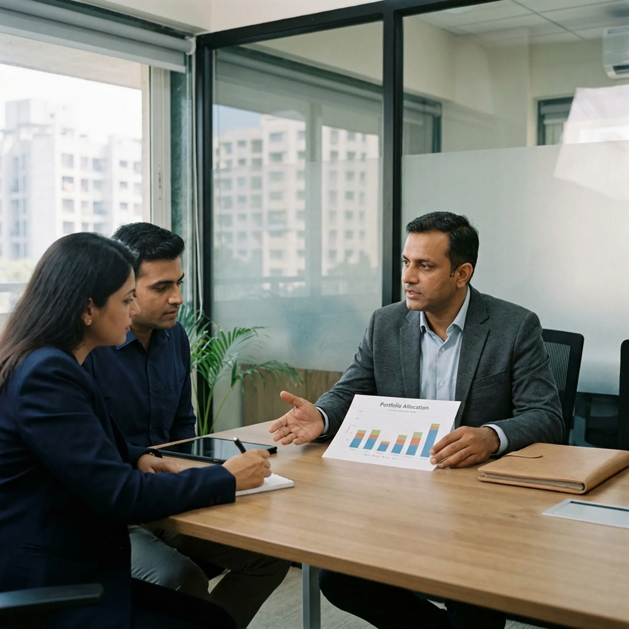 NRE and NRO investment account options set out for an NRI client