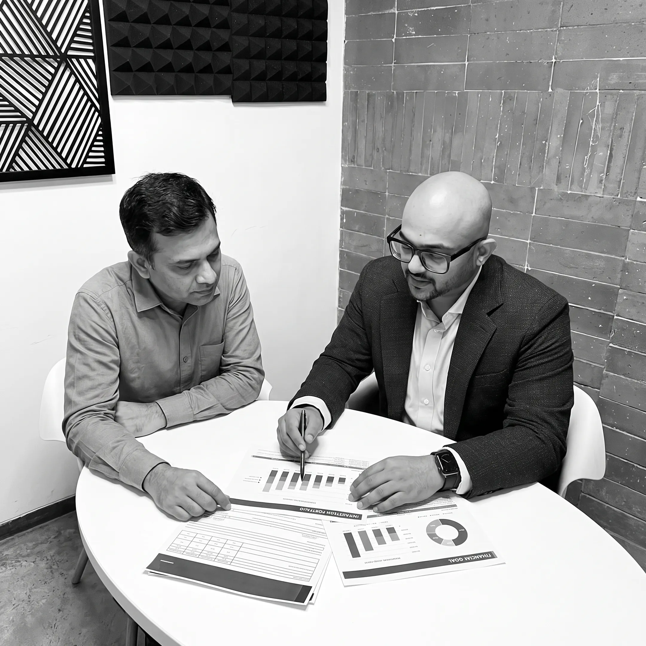 Team member reviewing a private wealth and tax strategy with a client