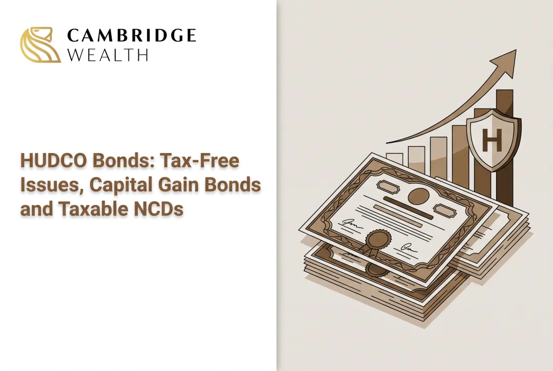 HUDCO Bonds: Tax-Free Issues, Capital Gain Bonds and Taxable NCDs