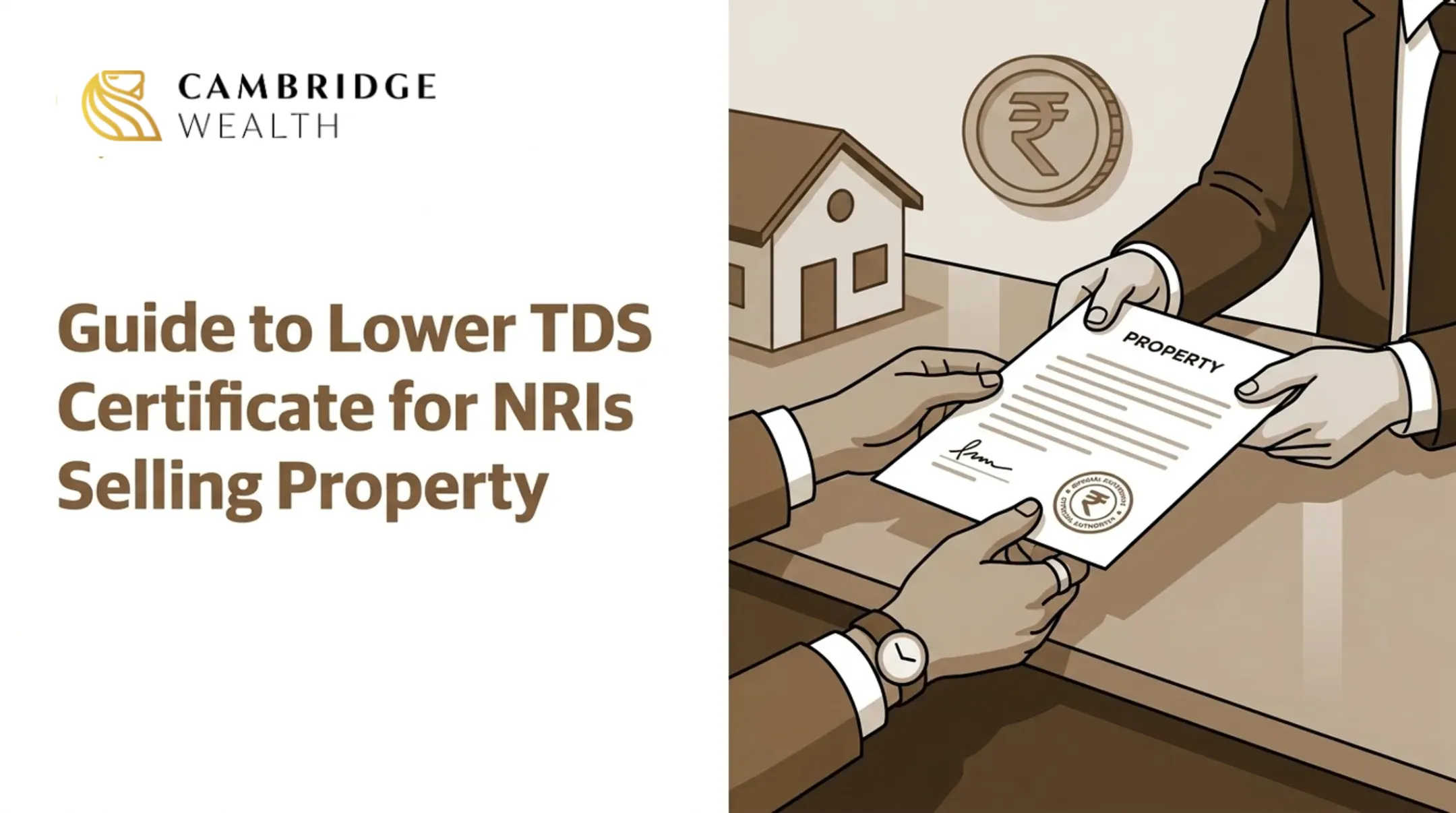 Guide to Lower TDS Certificate for NRIs Selling Property