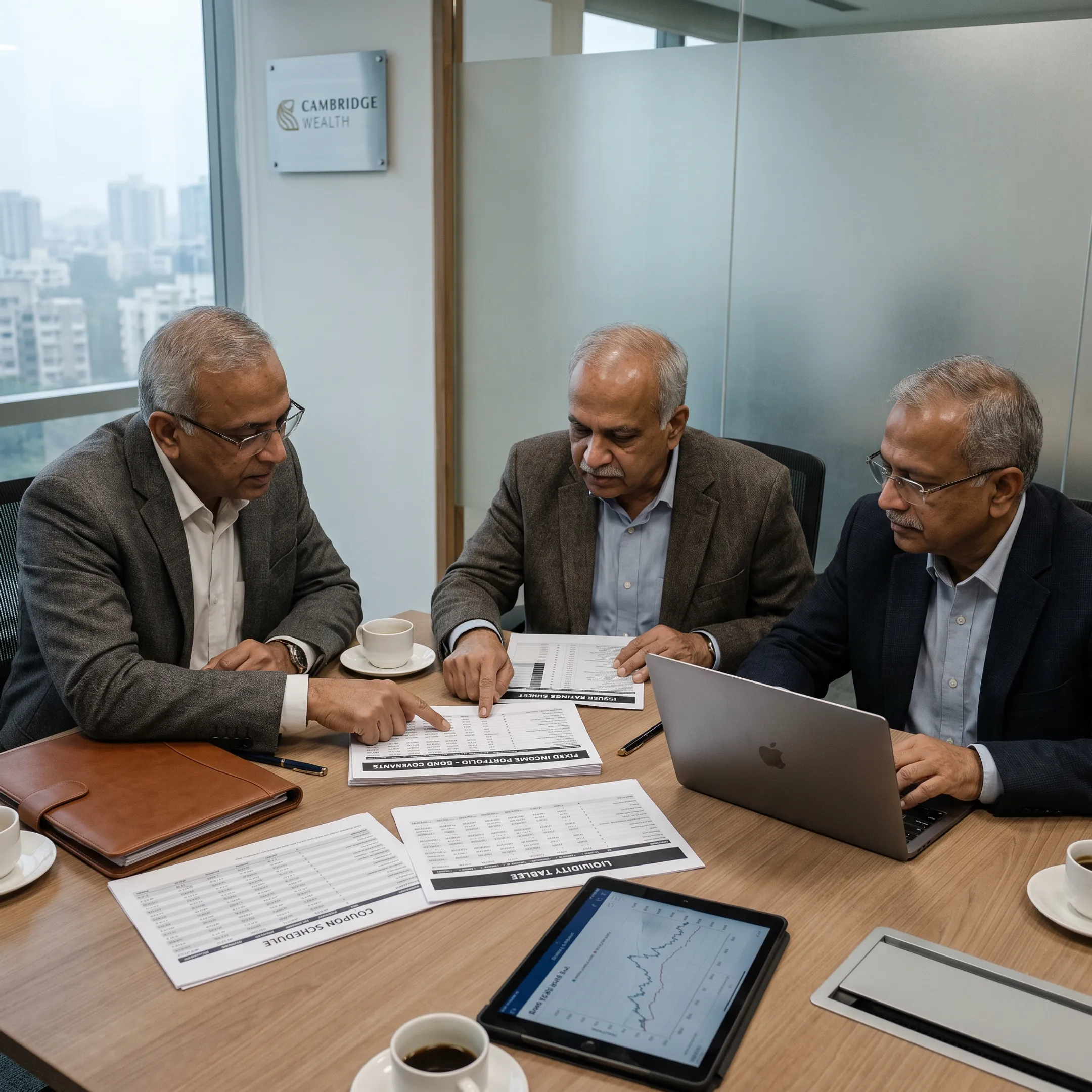Investors Comparing Debt Structures