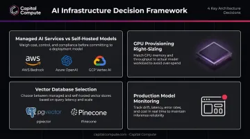 4 AI infrastructure decisions cloud consultants navigate for production AI projects