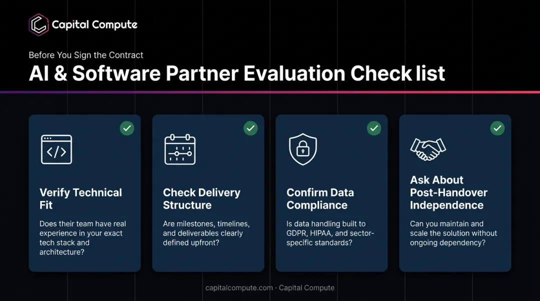 Four-point checklist for choosing an offshore mobile app development partner