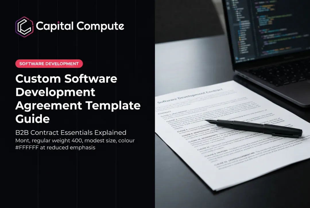 Custom Software Development Agreement Template Guide