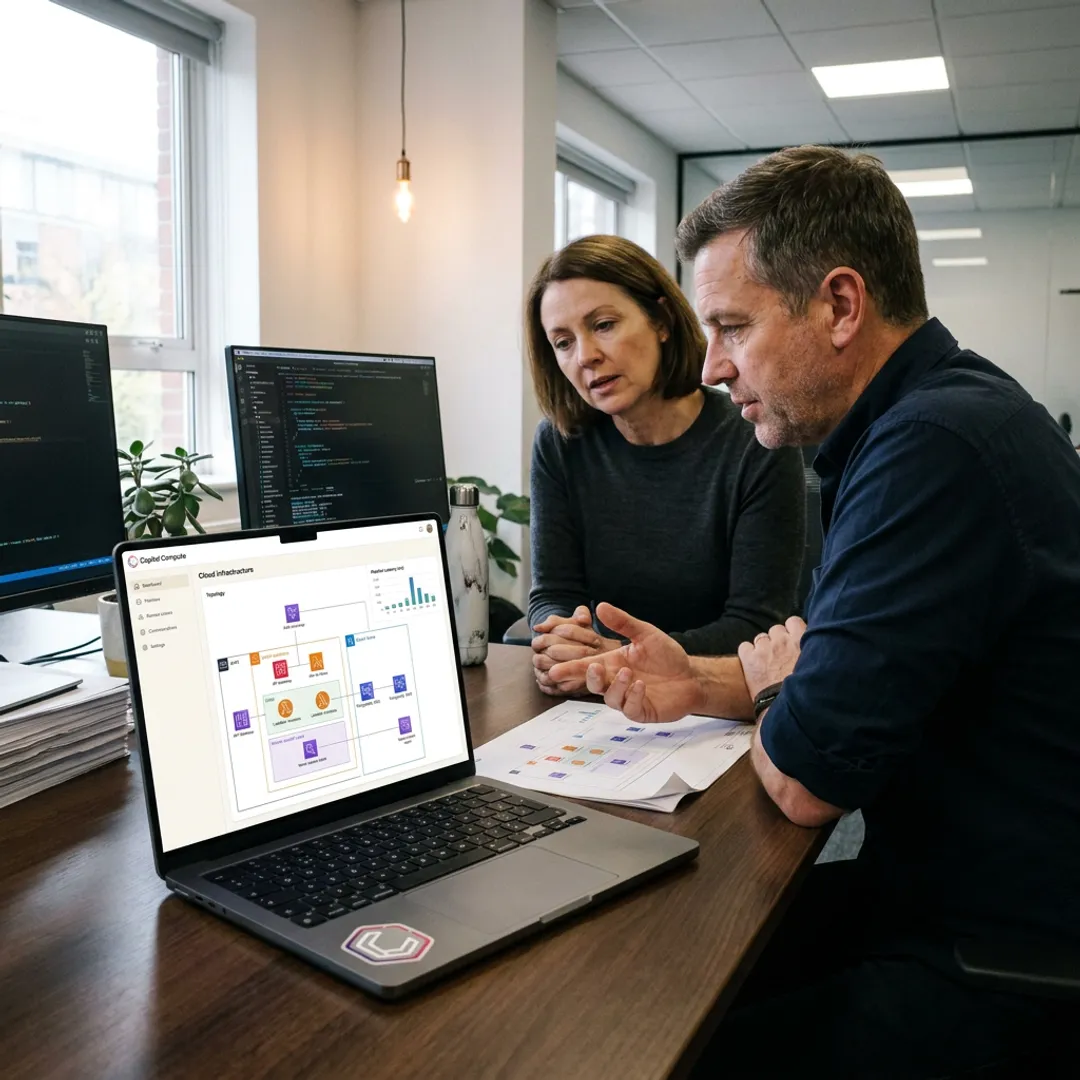 Cloud consulting team planning infrastructure