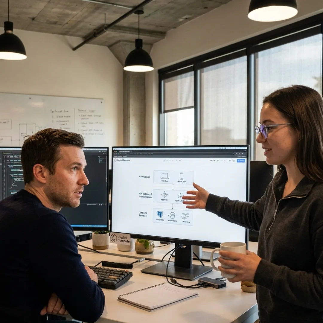 Custom software developers planning a digital product