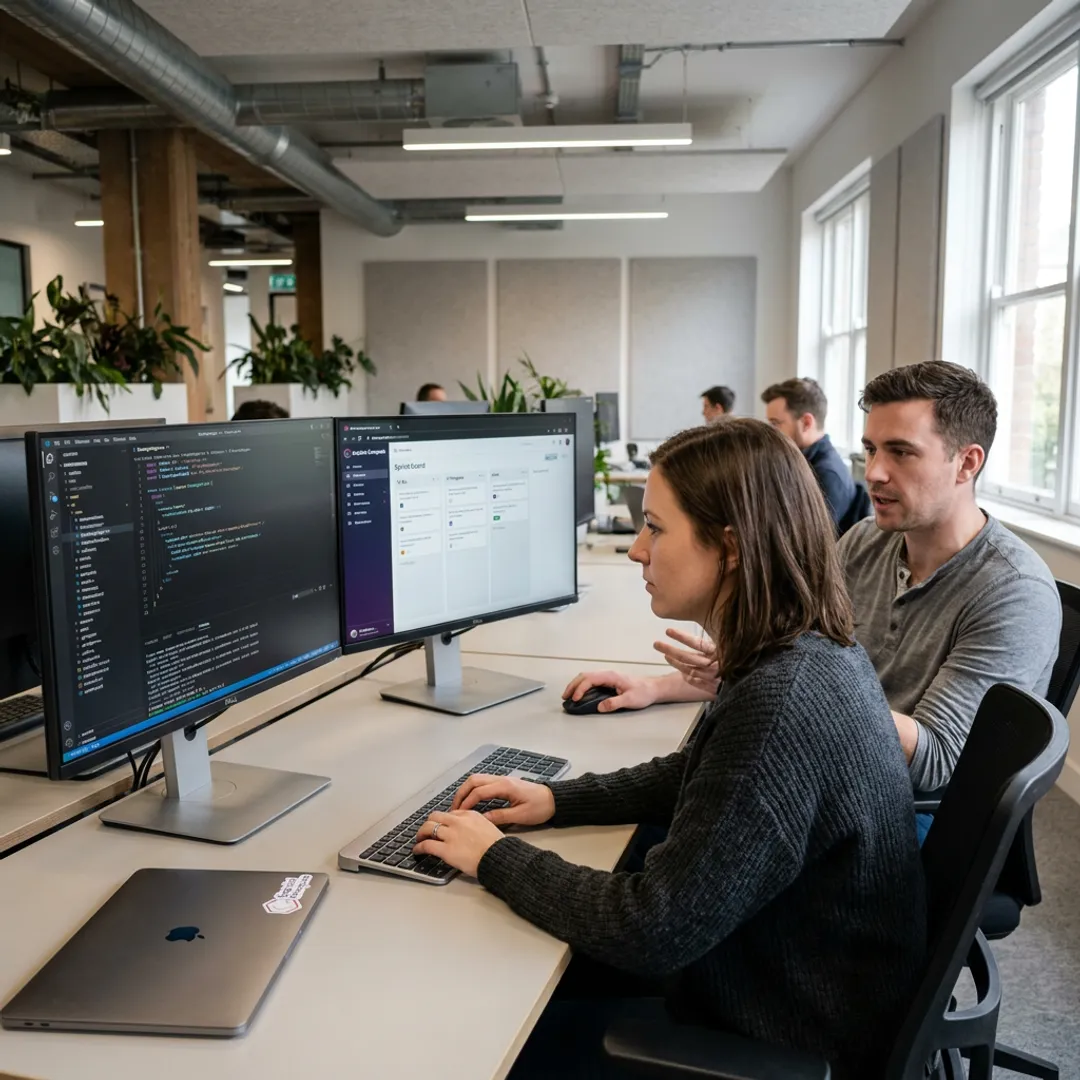 Next.js developers working on web application code