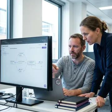 AI engineers planning secure software architecture