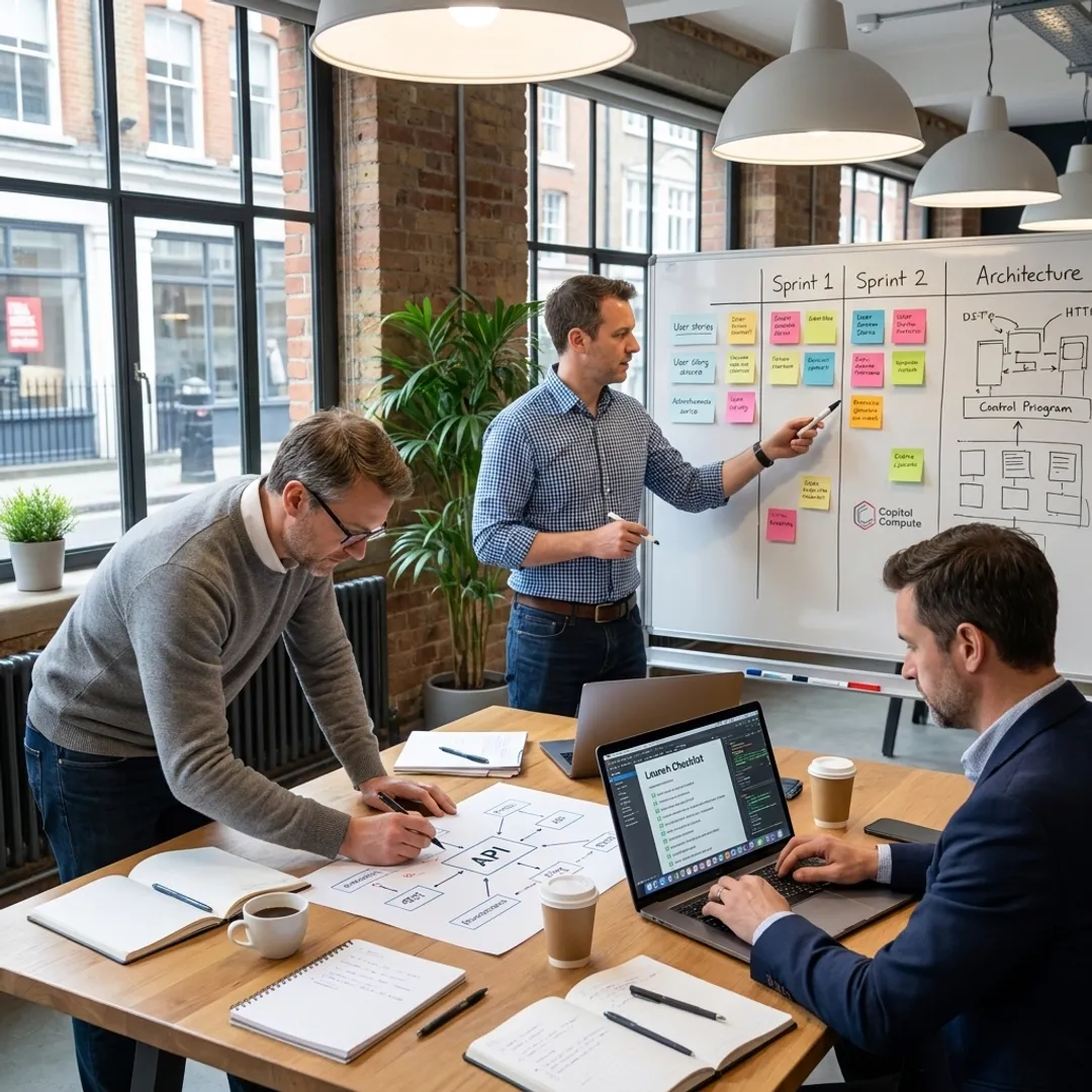 Software delivery process planning board