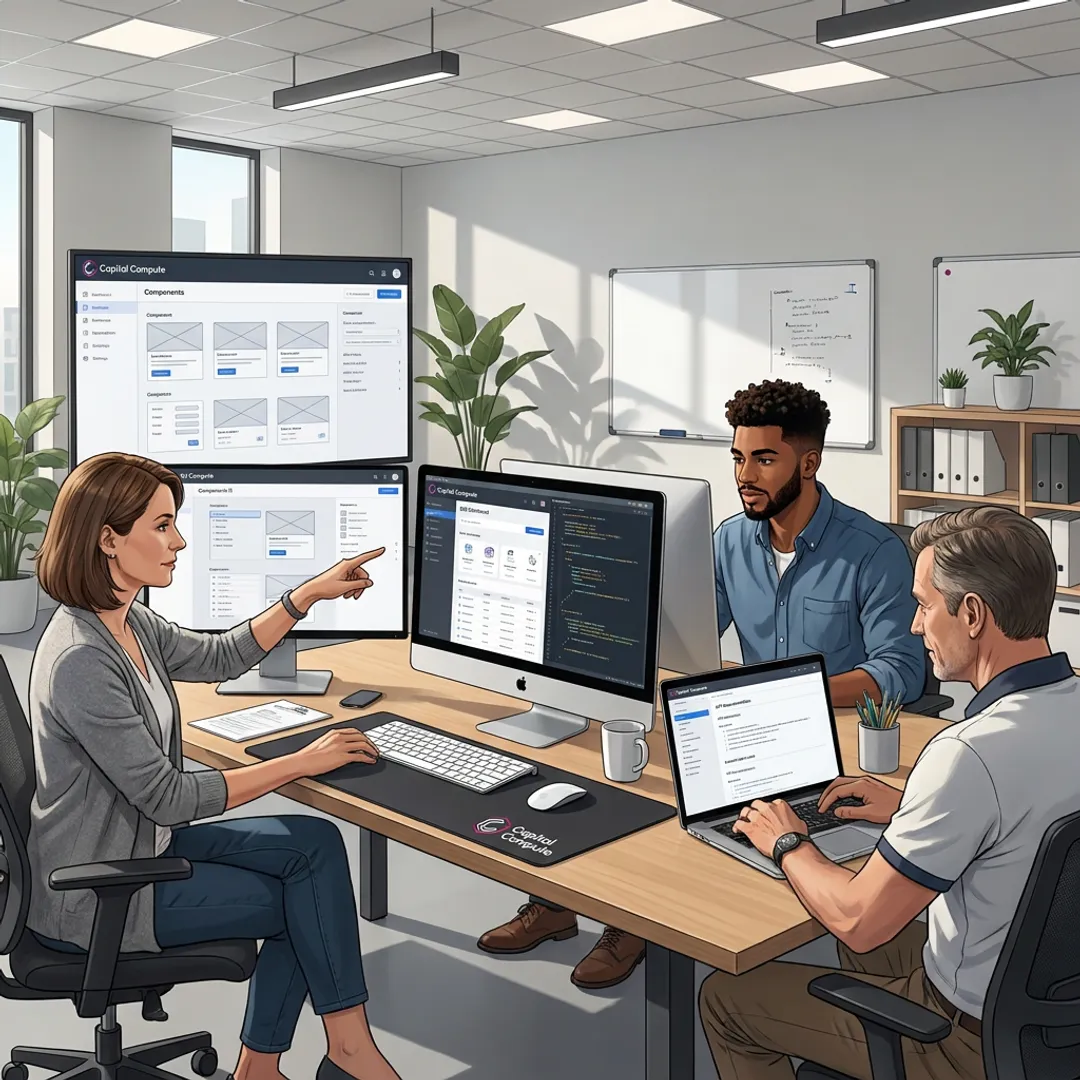 Custom software developers building B2B systems