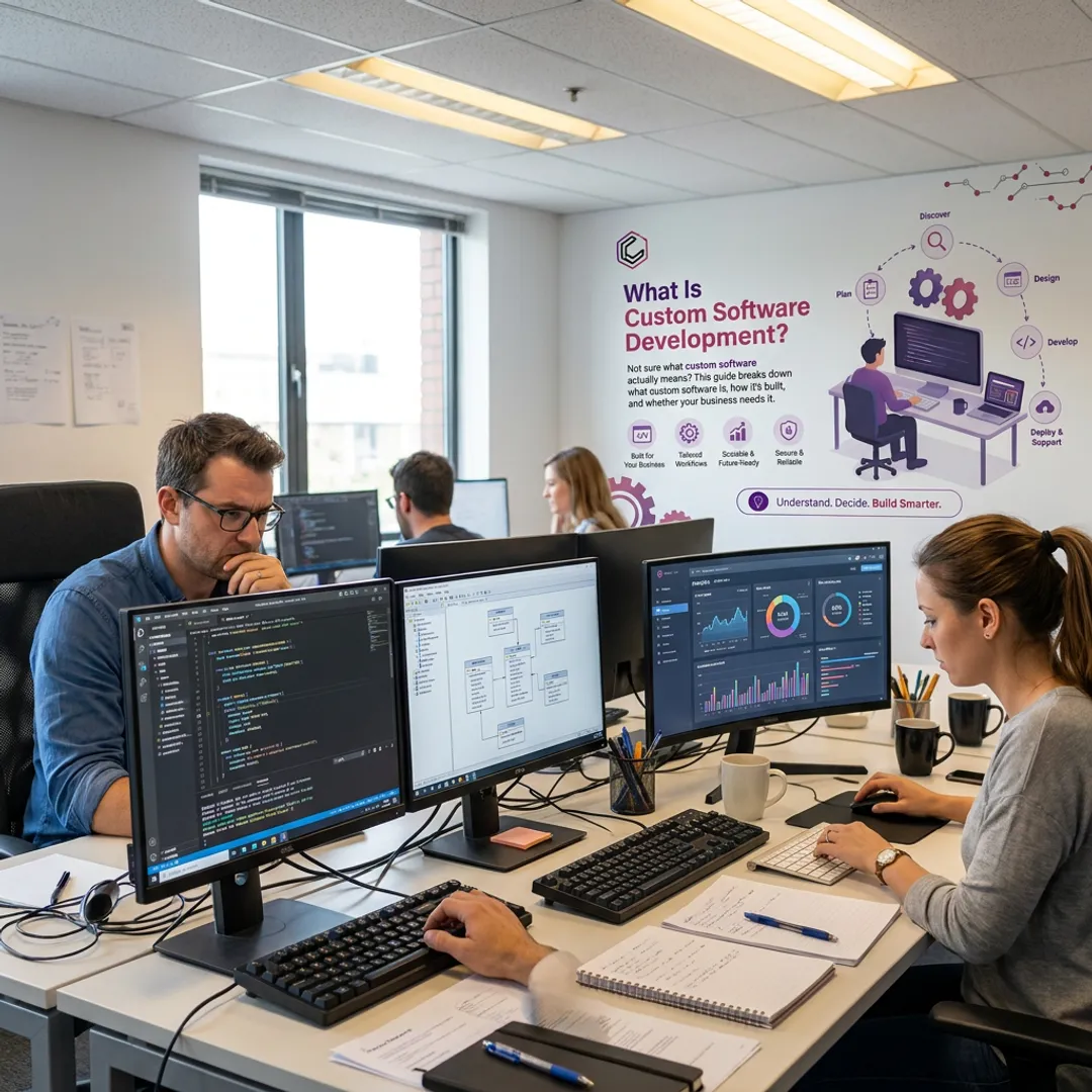 Custom database software development team