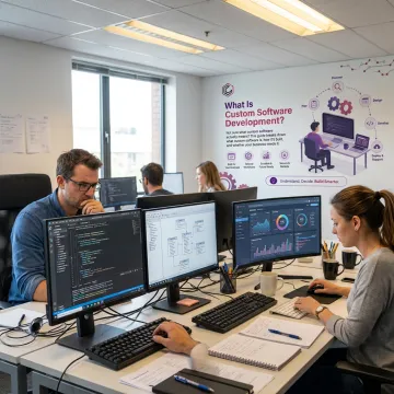 Custom database software development team