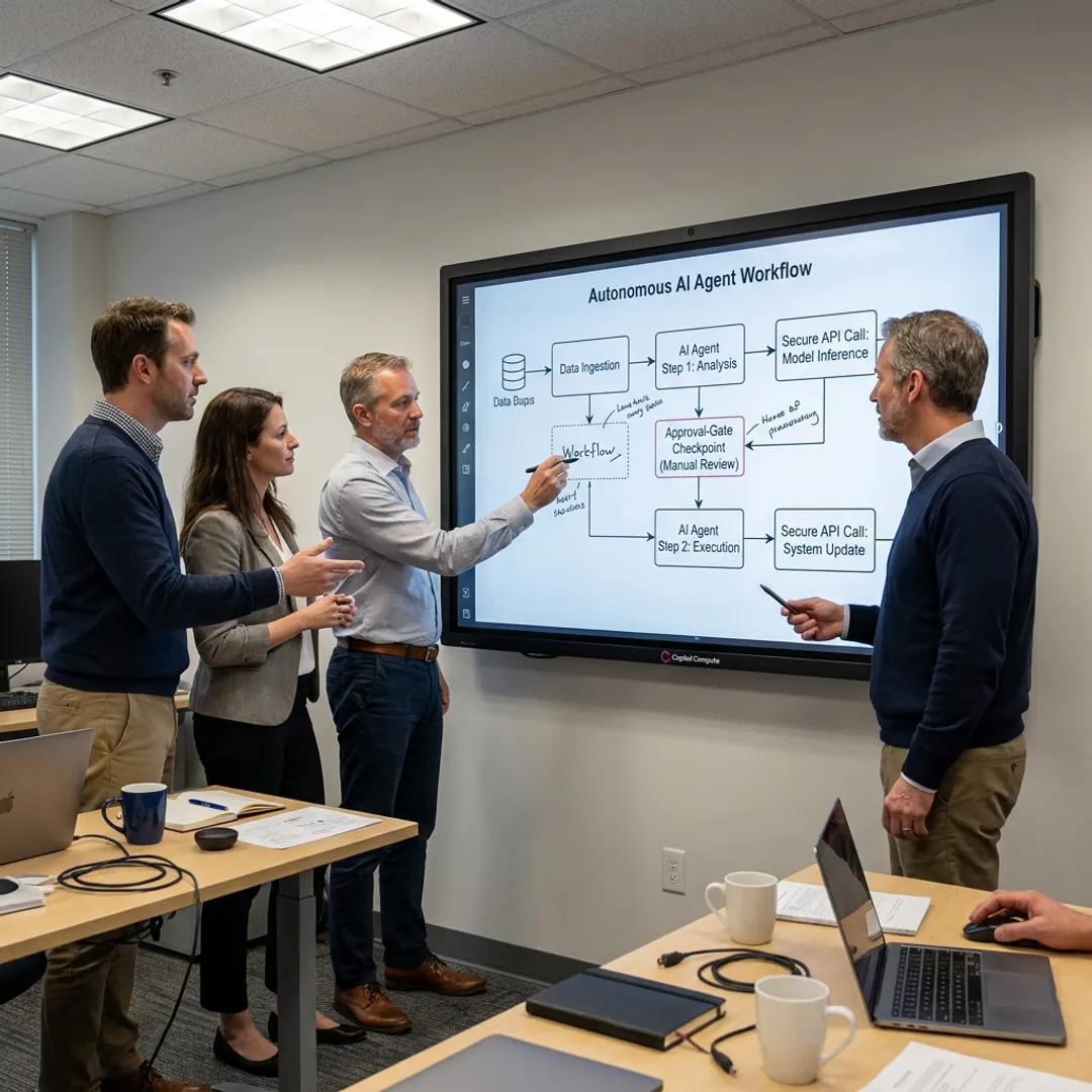 Team planning agentic AI workflow process
