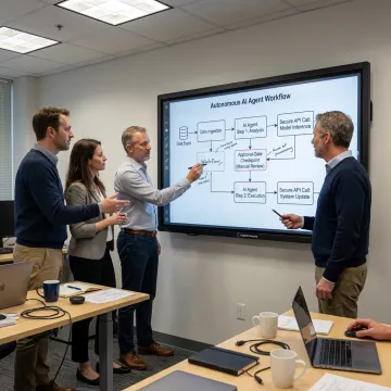 Team planning agentic AI workflow process