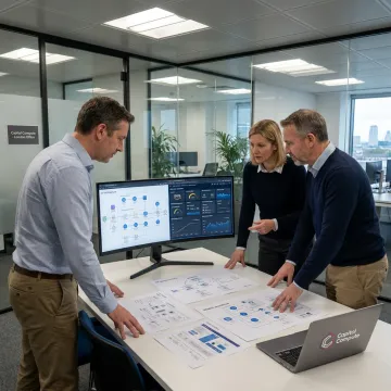 AI engineers planning a secure machine learning workflow
