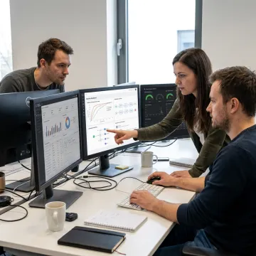 AI and machine learning software dashboard