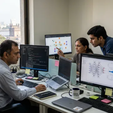 AI agency engineers building automation software