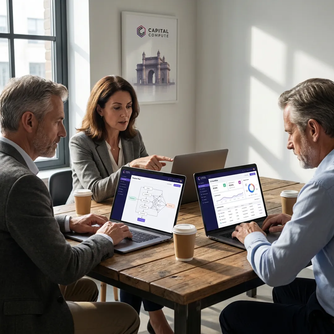AI automation consultants designing business workflows
