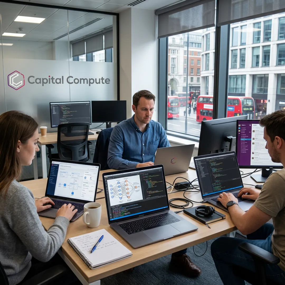 AI product development team building software