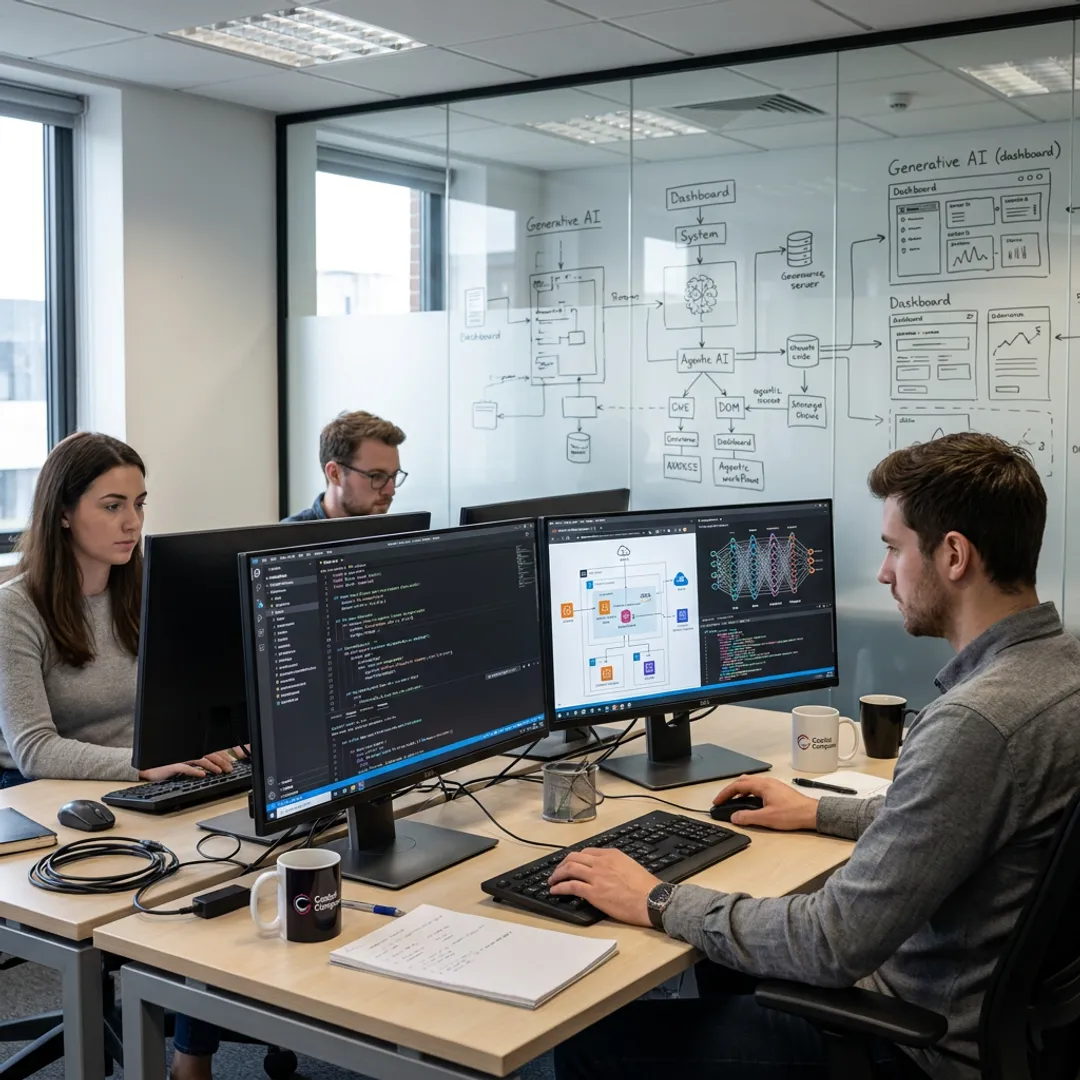 AI and machine learning development workspace
