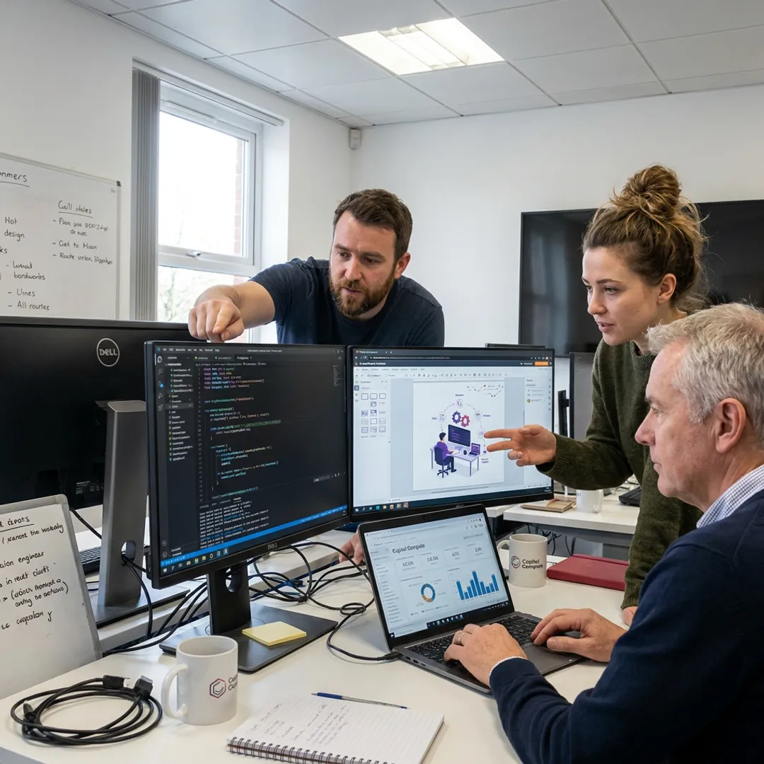 Custom software developers planning a Perth business platform