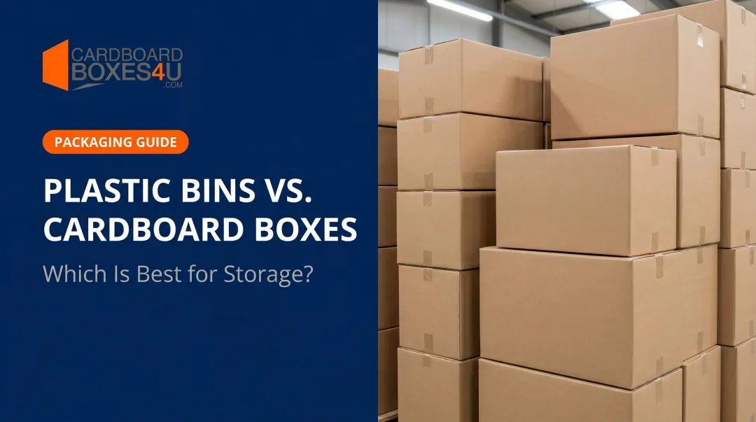 Plastic Bins vs. Cardboard Boxes: Which Is Best for Storage?