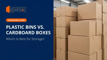 Plastic Bins vs. Cardboard Boxes: Which Is Best for Storage?