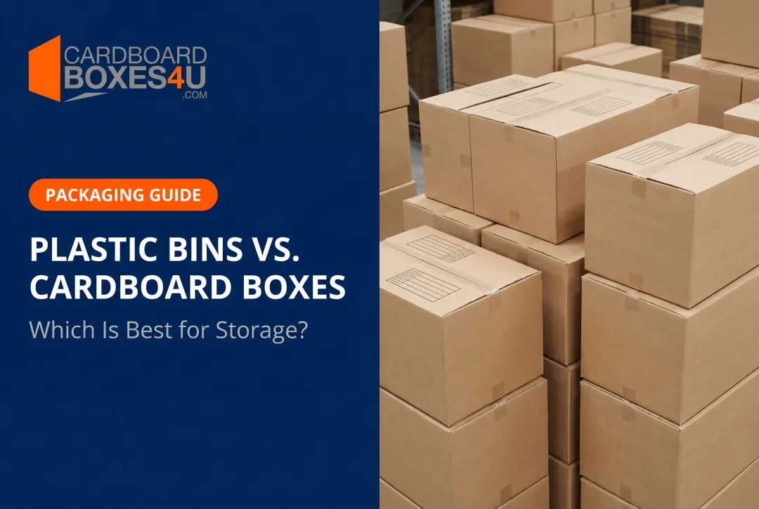 Plastic Bins vs. Cardboard Boxes: Which Is Best for Storage?