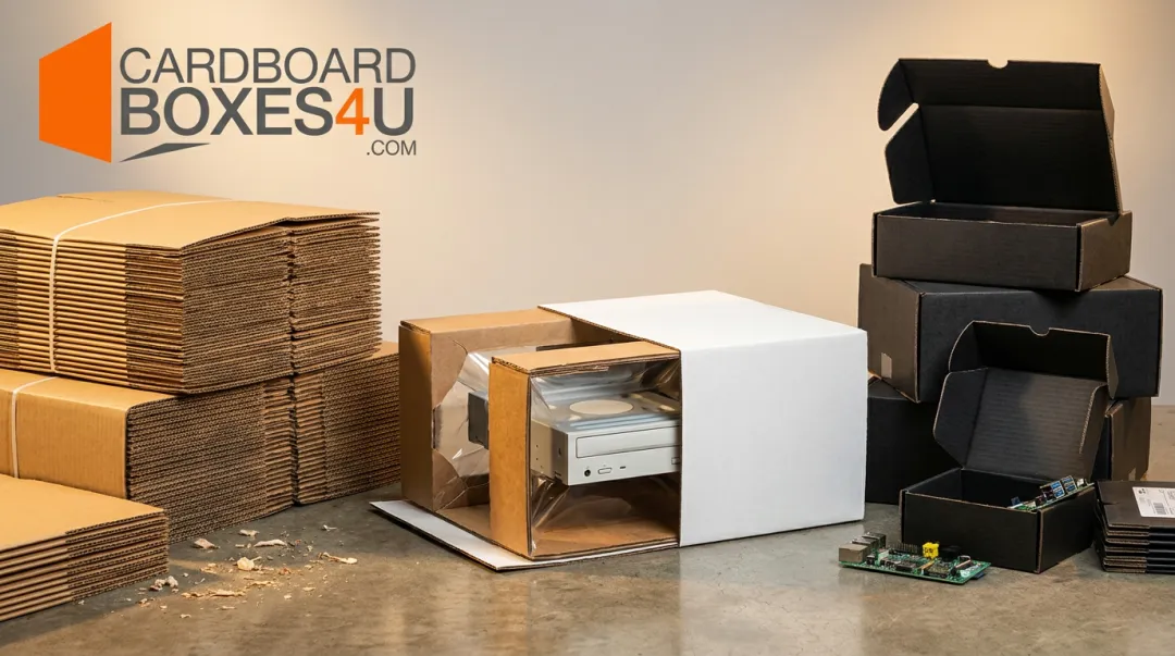 Cardboard Boxes 4 U specialty corrugated products including Korrvu suspension and conductive packaging