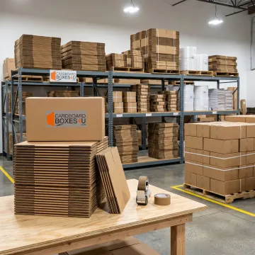 Corrugated furniture packaging supplies