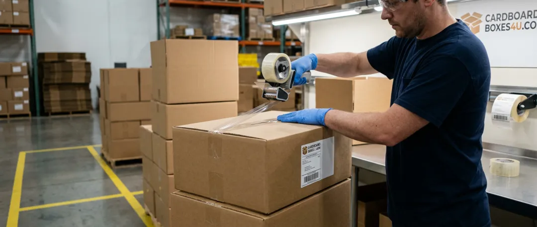 E-Commerce retail shipping boxes