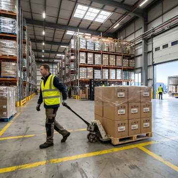 Warehouse industrial storage boxes