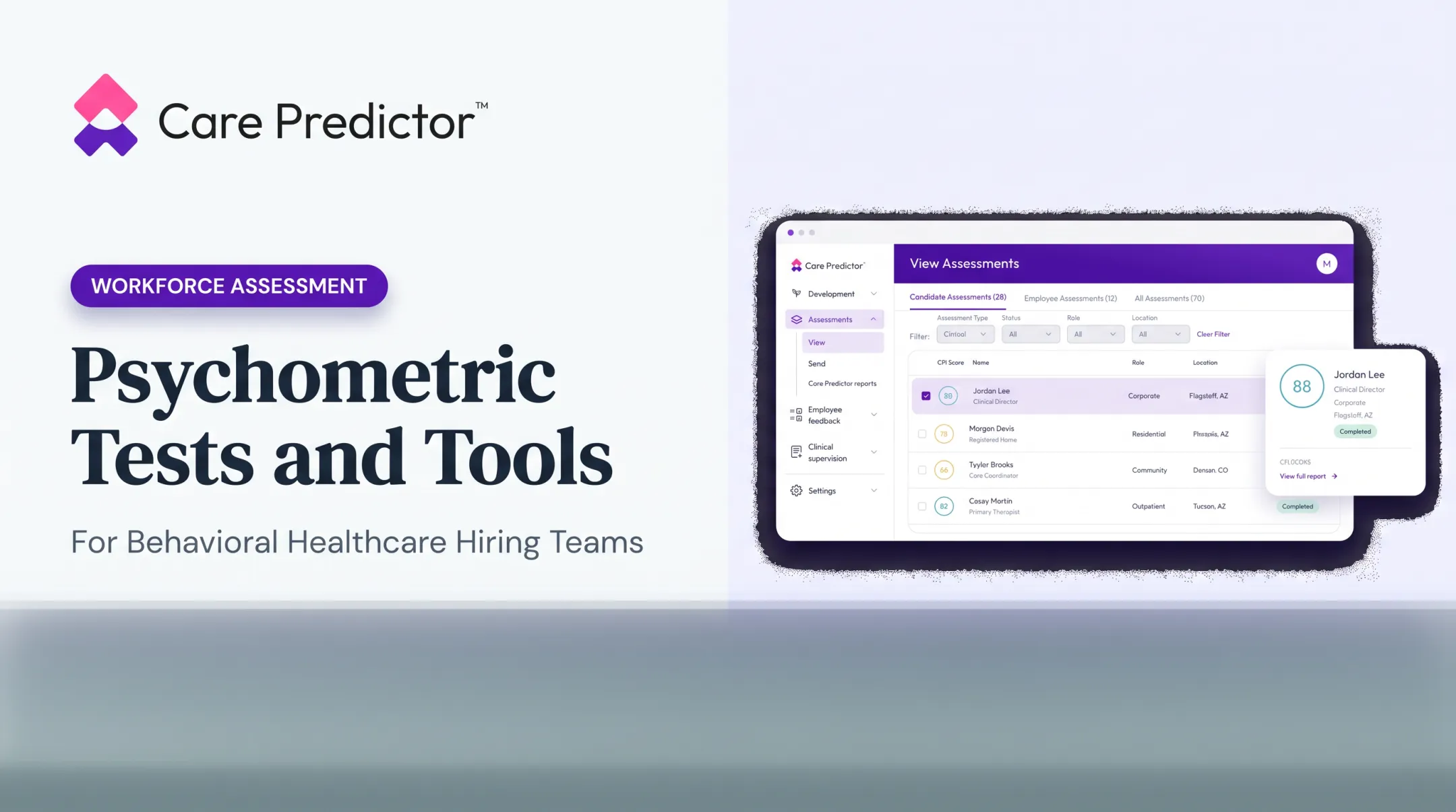 Psychometric Tests and Tools