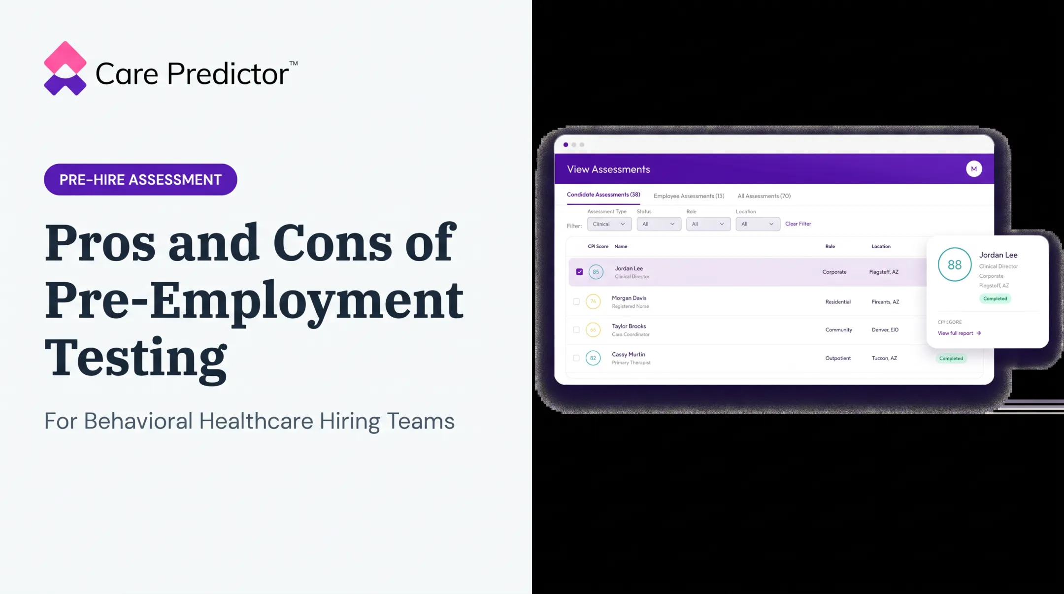 Pros and Cons of Pre-Employment Testing