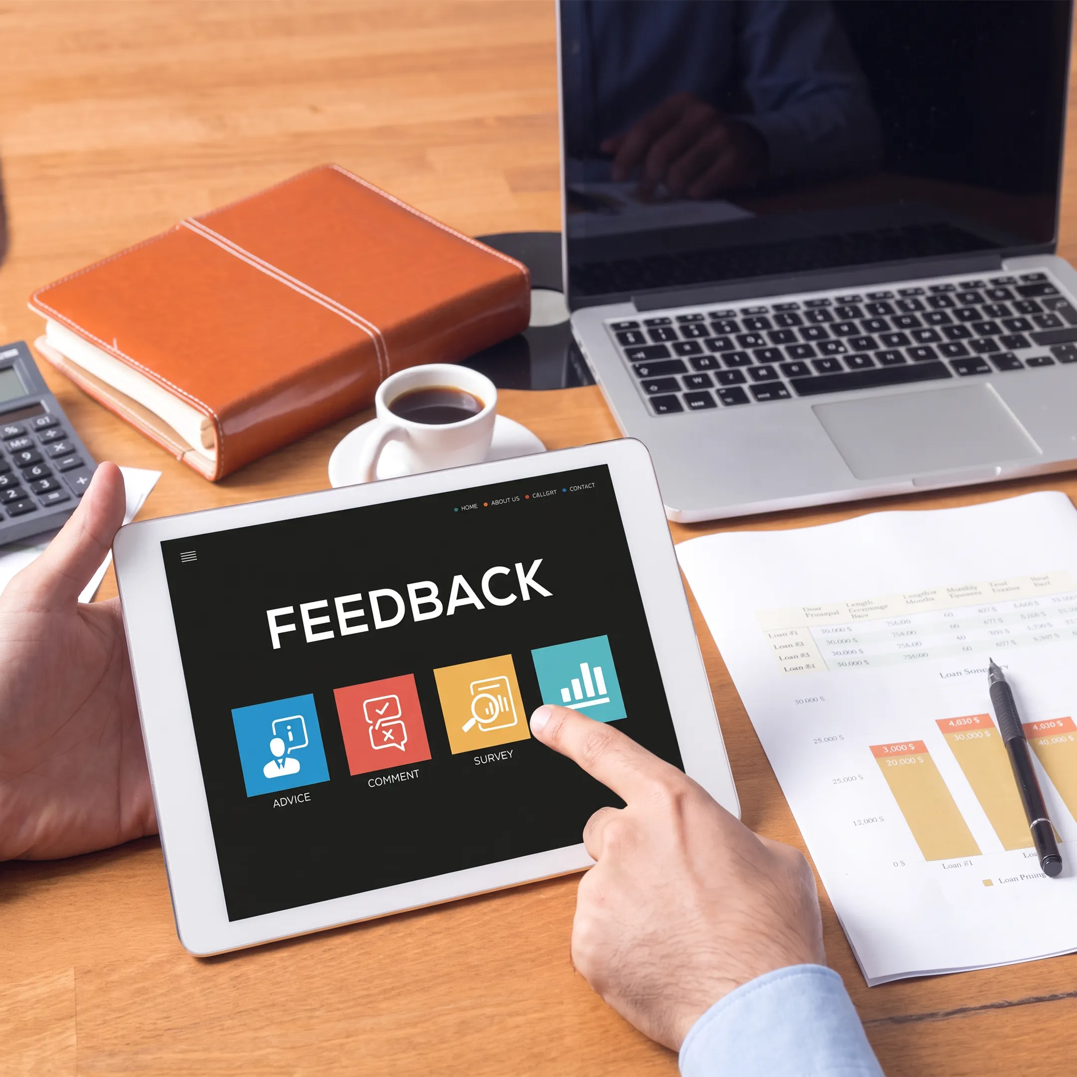 Behavioral health leader analyzing employee performance and engagement insights
