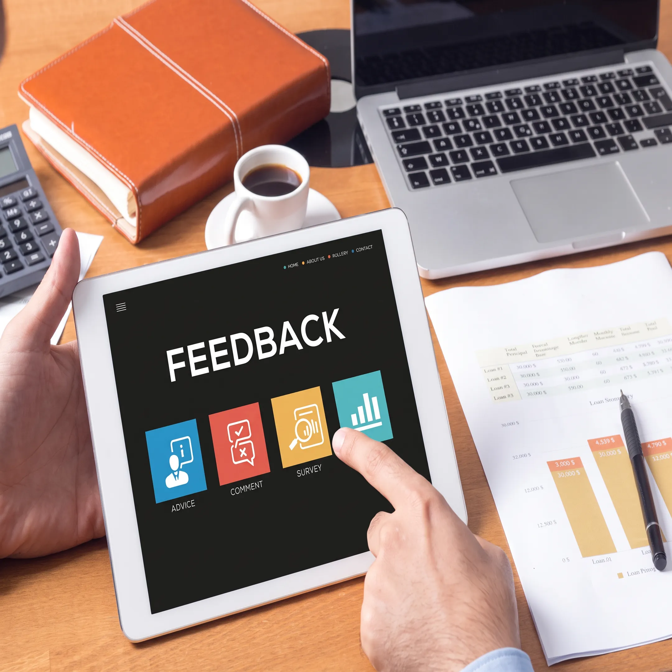 Workforce analytics dashboard showing anonymous employee feedback trends