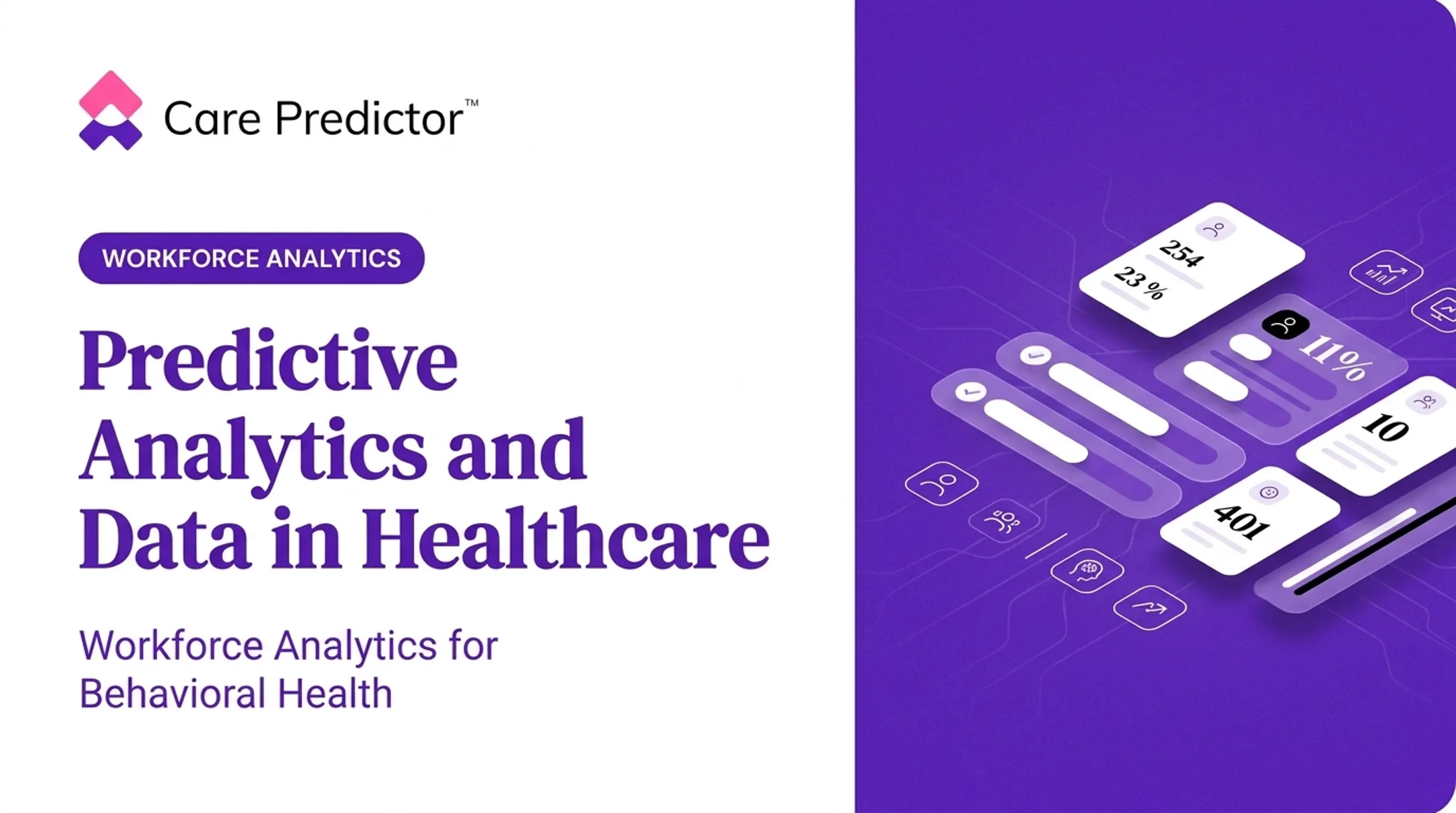 Predictive Analytics and Data in Healthcare