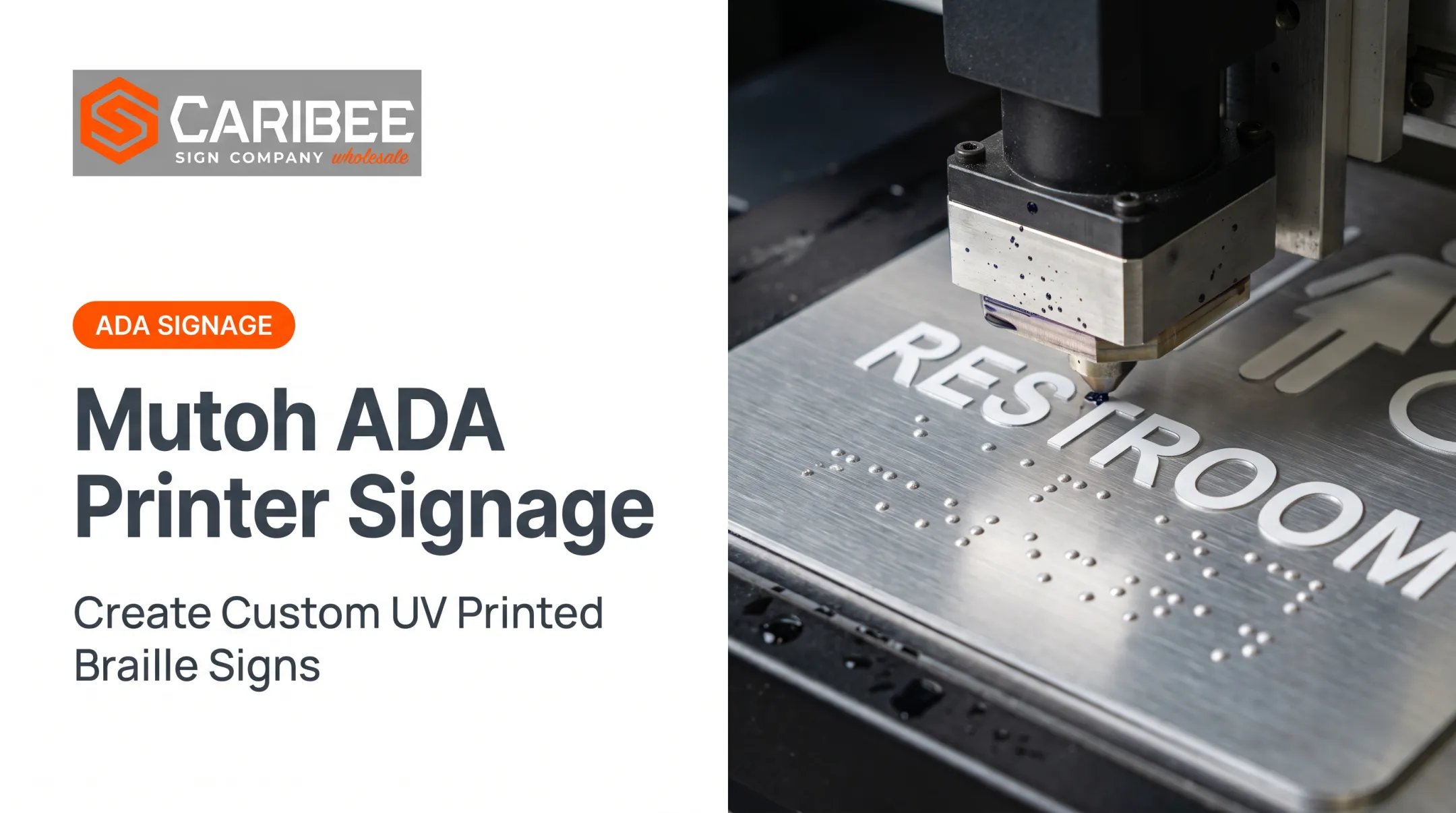Mutoh ADA Printer Signage: Create Custom UV Printed Braille Signs