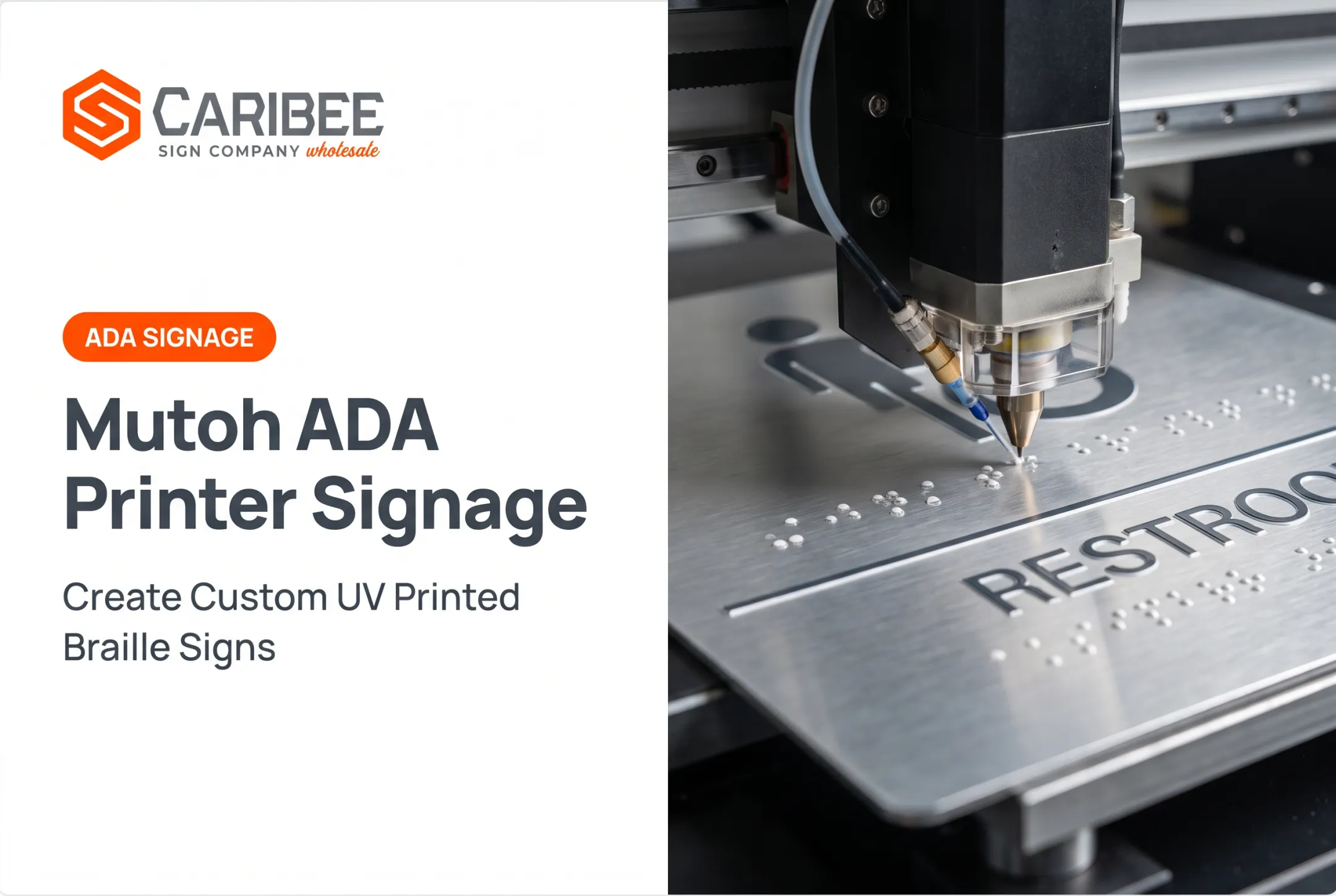 Mutoh ADA Printer Signage: Create Custom UV Printed Braille Signs