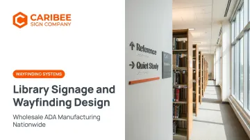 Library Signage and Wayfinding Design