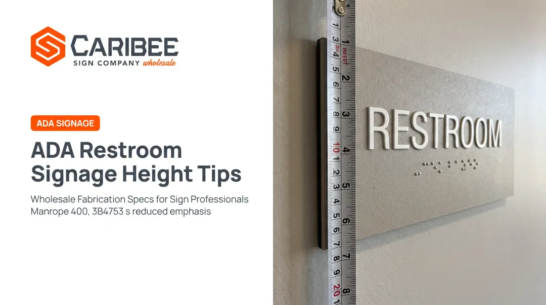 ADA Restroom Signage Height Tips