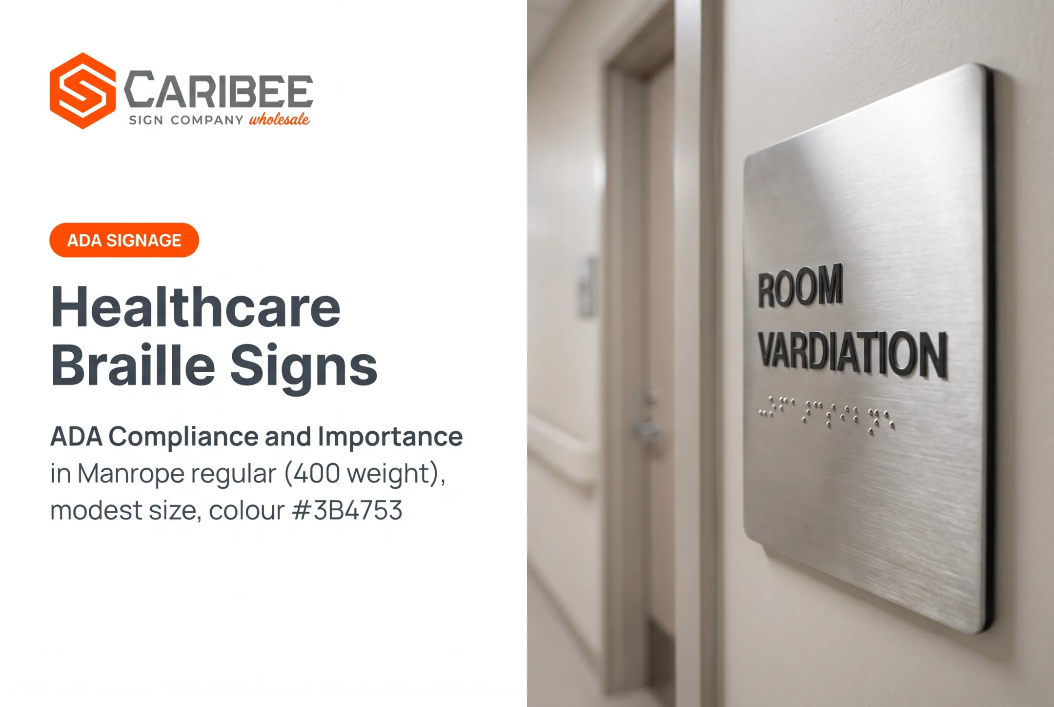 Healthcare Braille Signs: ADA Compliance and Importance