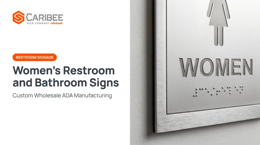 Women's Restroom and Bathroom Signs