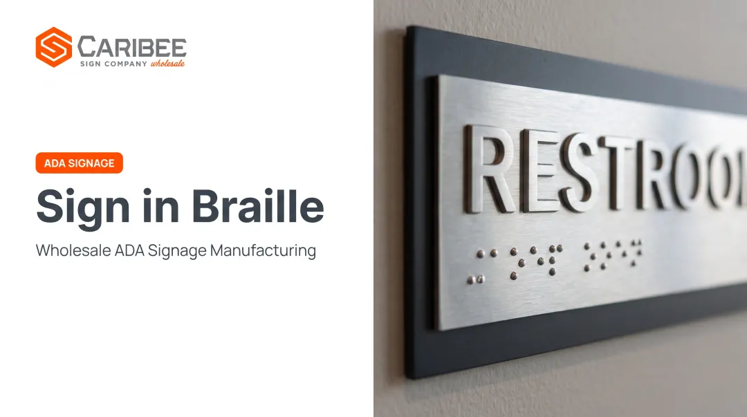 Sign in Braille