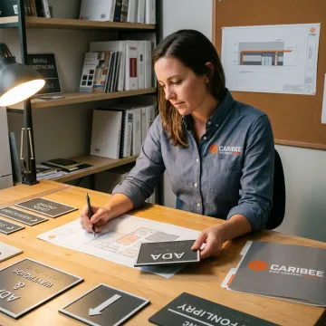 Senior living signage design process