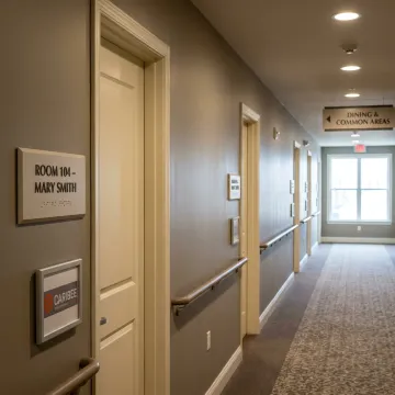 Senior living wayfinding and ADA signage