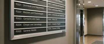 Education Campus Directory Signs
