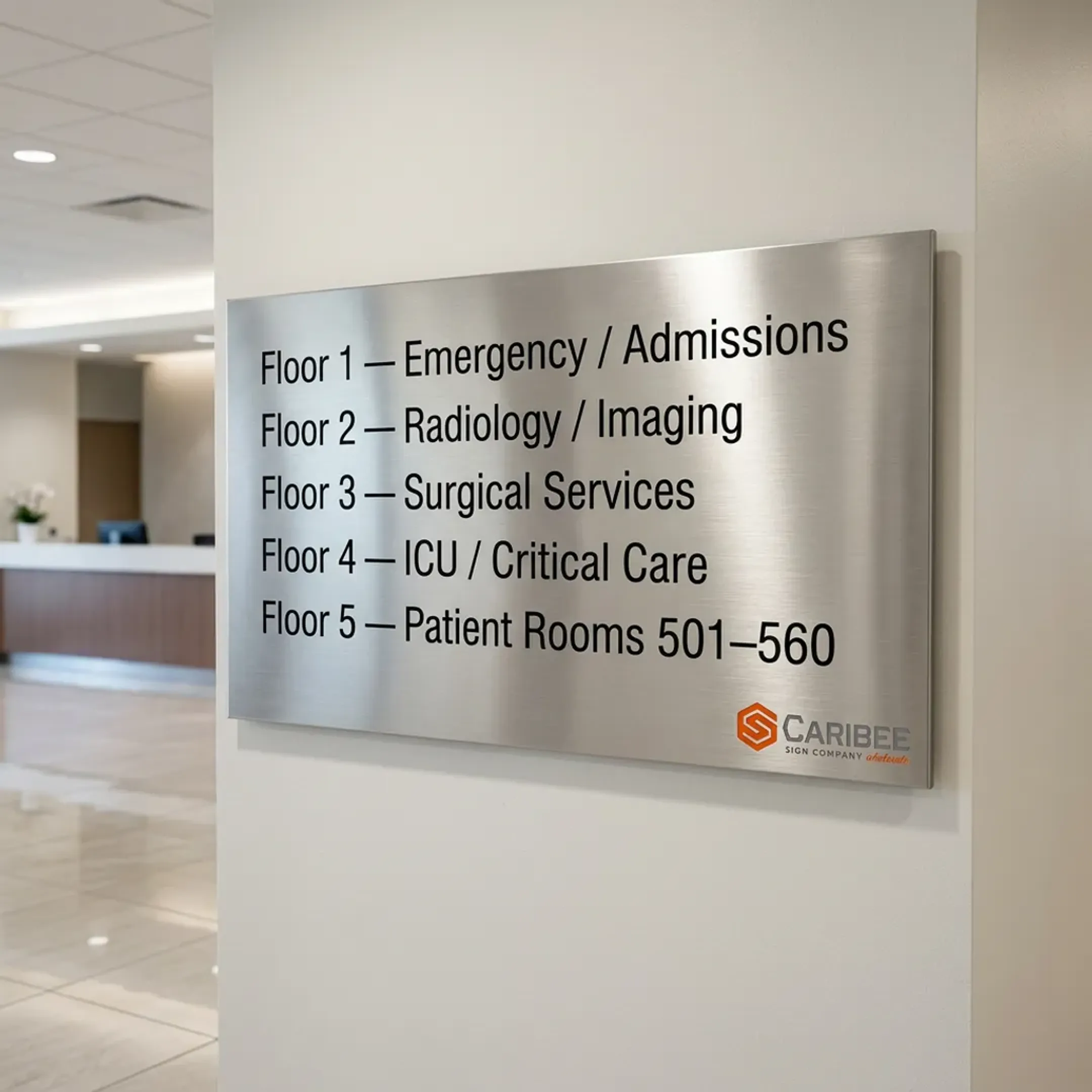 Healthcare Directory Signs